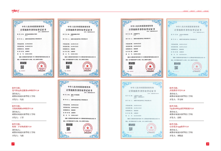 【秋收冬藏,踵事增華】成都新華高級技工學校專利篇